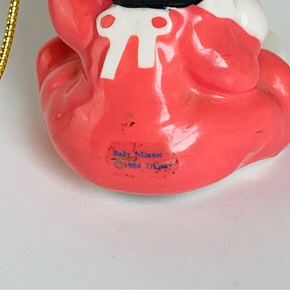 VTG Disney 1st Birthday Minnie Mouse Ornament - Picture 3 of 4